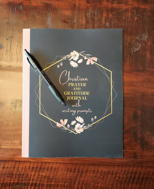 Christian Prayer and Gratitude Journal with writing prompts/Christian Journaling/Religious Education/Confirmation/Retreats prayer book