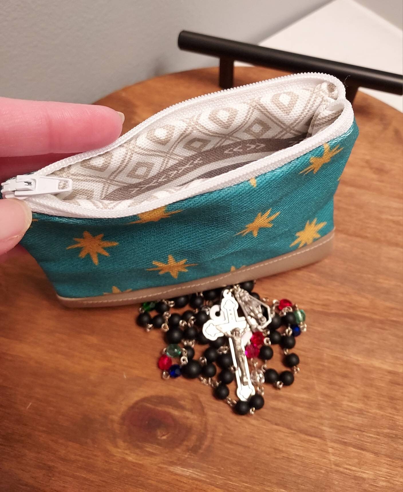 Wallet Our Lady of Guadalupe Catholic fabric Limited Edition Christian Confirmation Mass First Communion Bible purse